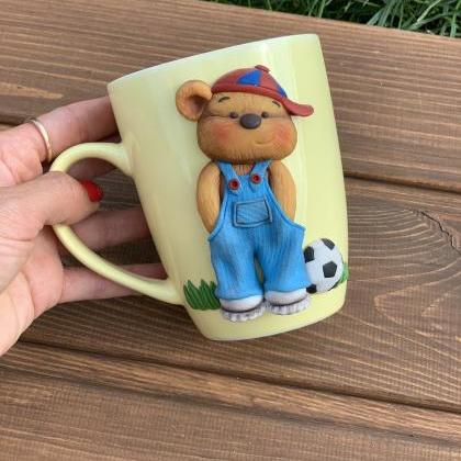 gift for boy cute mug, cup for tedd..