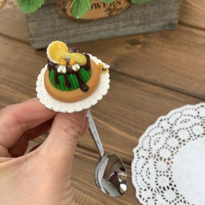 Teaspoon With Decor, A Spoon To Order, A Delicious..