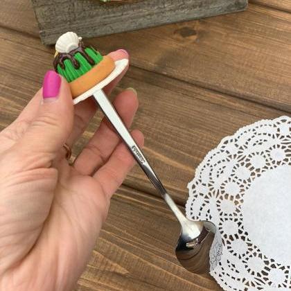 Teaspoon With Decor, A Spoon To Order, A Delicious..