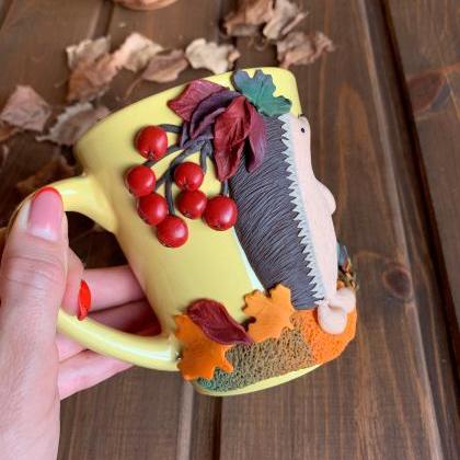 Mug For A Friend, A Gift For Grandmother, Autumn..