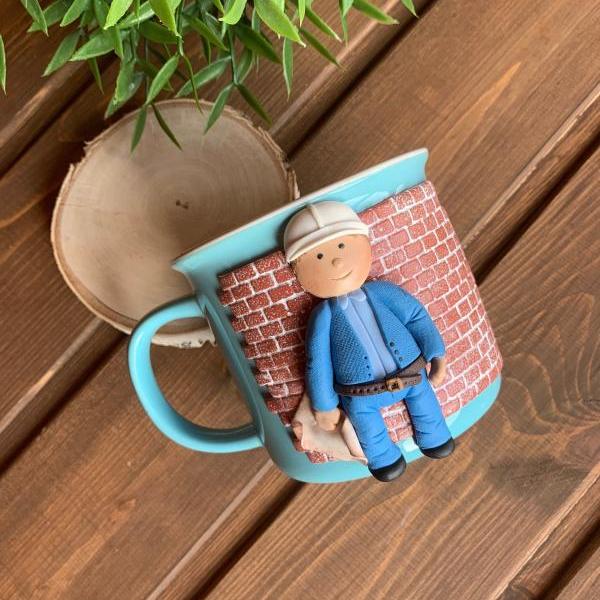 Mug for the master of construction, a gift for the builder, a personalized mug, a mug for a husband, a custom mug, a mug for a best friend